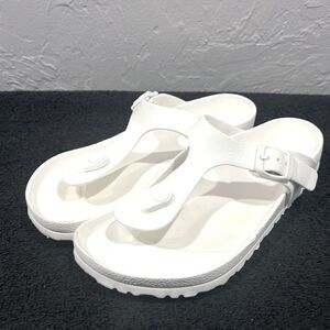 🔥 BIRKENSTOCK GIZEH EVA Sandals Rubber Beach Flip Flop Women 38 (7-7.5) PERFECT